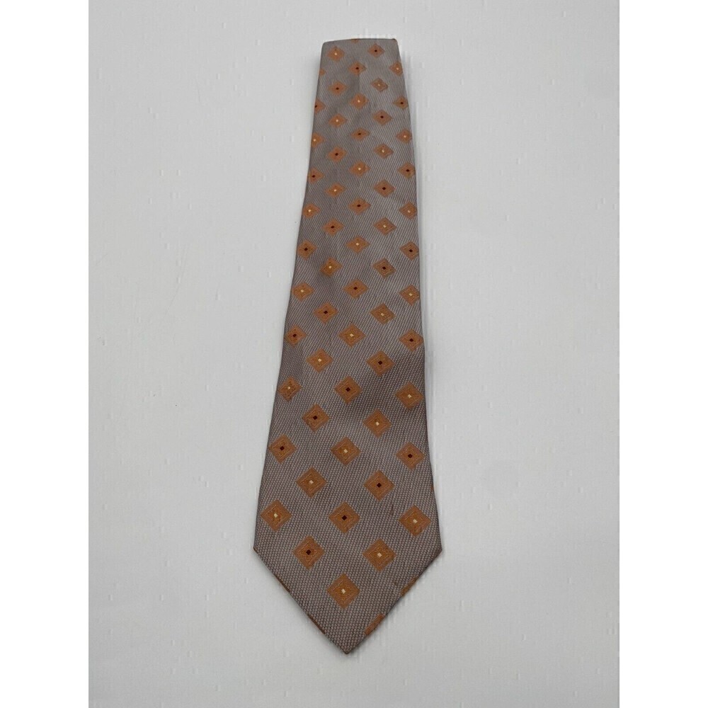 Sazzari Men's Gray Pointed-tip Tie